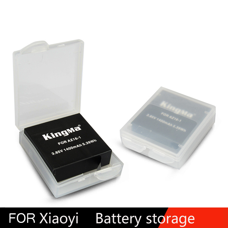 Battery Protective Storage Box Transparent Cover Case for Xiaomi Yi 4K Action Camera 2 Xiaoyi accession